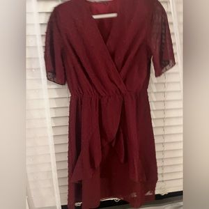 Maroon dress